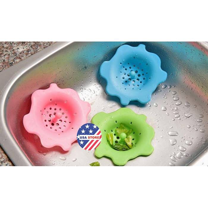 Giỏ Chặn Lọc Rác Bồn Rửa Bát Kiểu Bông Hoa - Dễ Dàng Đổ Rác Nhanh Chóng, Sạch Sẽ