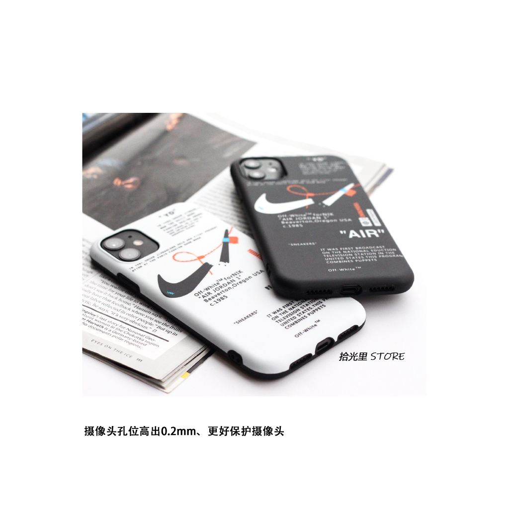 Ốp điện thoại mềm màu trắng đen thời trang đơn giản cho iPhone 11 Pro MAX i7 i8 plus XR XS MAX | BigBuy360 - bigbuy360.vn