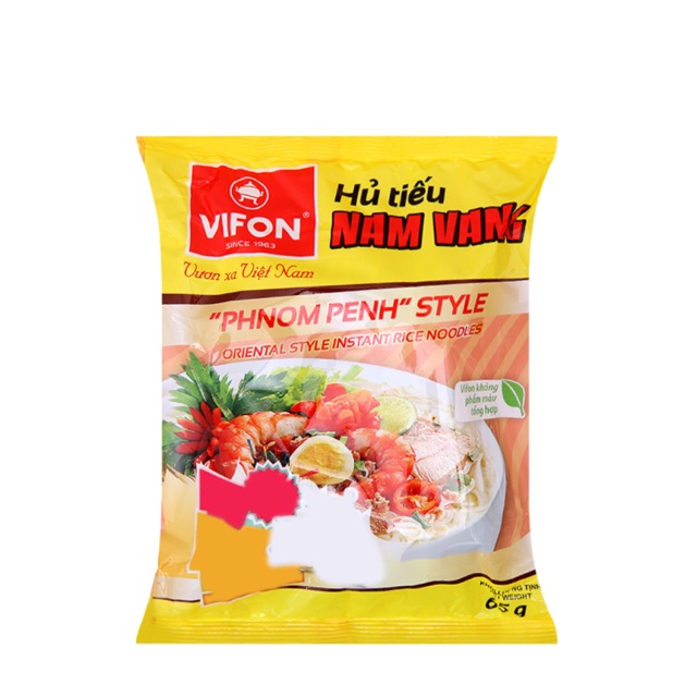 Thùng 30 gói hủ tiếu nam vang Vifon ( 30 gói x 65g)