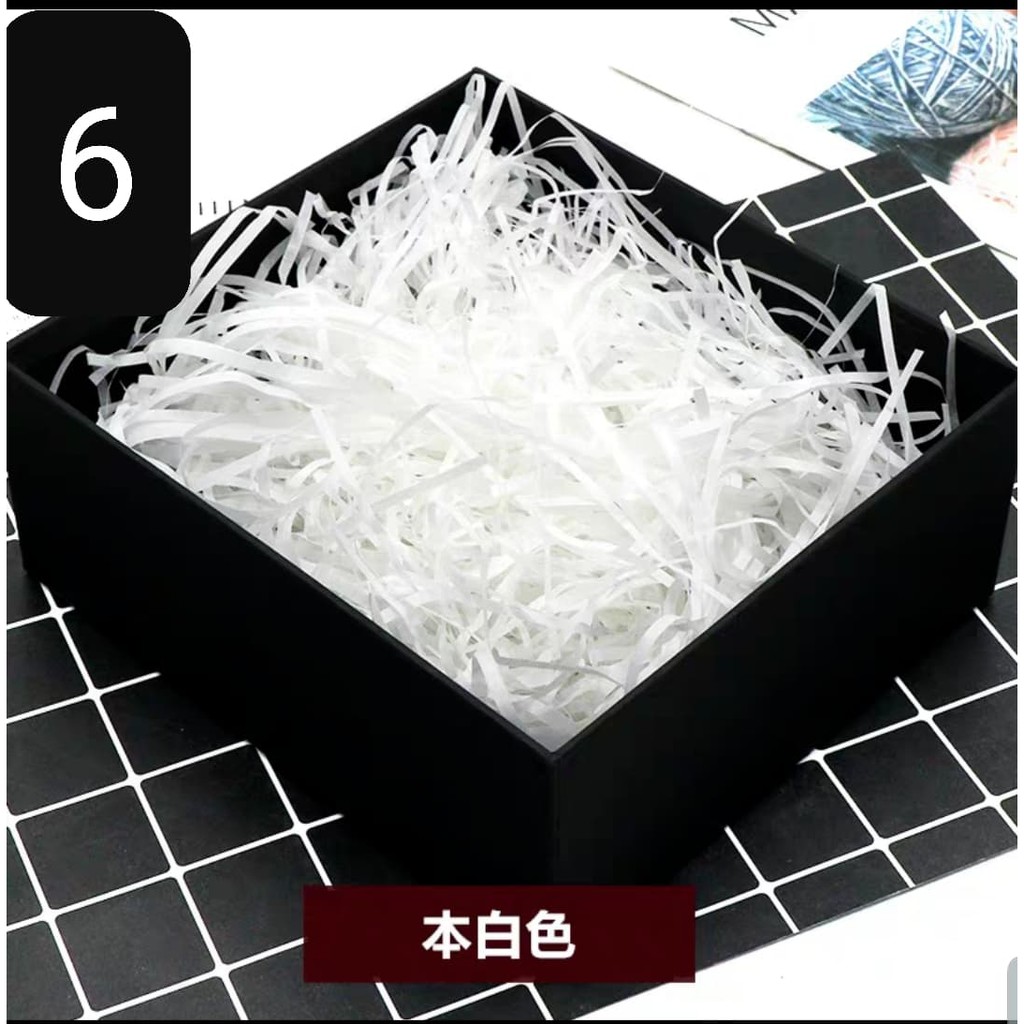 50 gram giấy rơm trang trí hộp quà (nhiều màu mới)