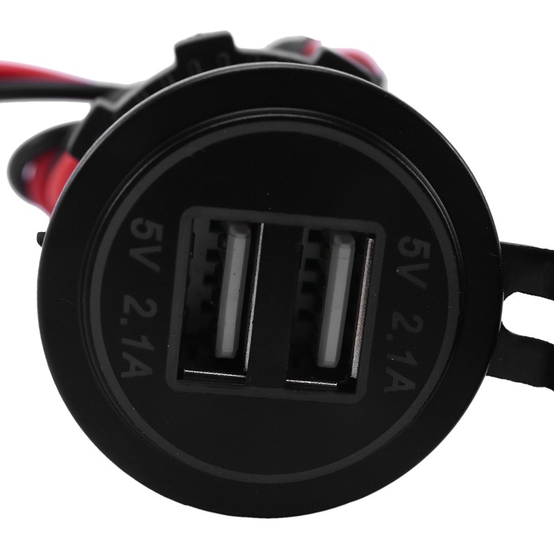 Bộ Sạc Usb Kép Kèm Rơ Le Cho Xe Mô Tô Kawasaki Versys 650 1000