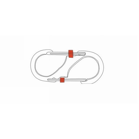 Móc khóa EDC SOSAMA móc treo chìa khóa carabiner treo balo du lịch có chốt khoá xoay tiện dụng HK-001209