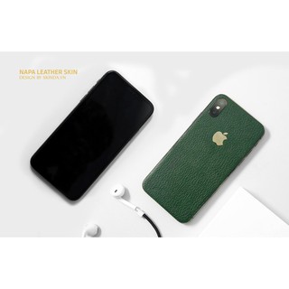 Miếng Dán Da iPhone - Màu Xanh Rêu siêu đẹp