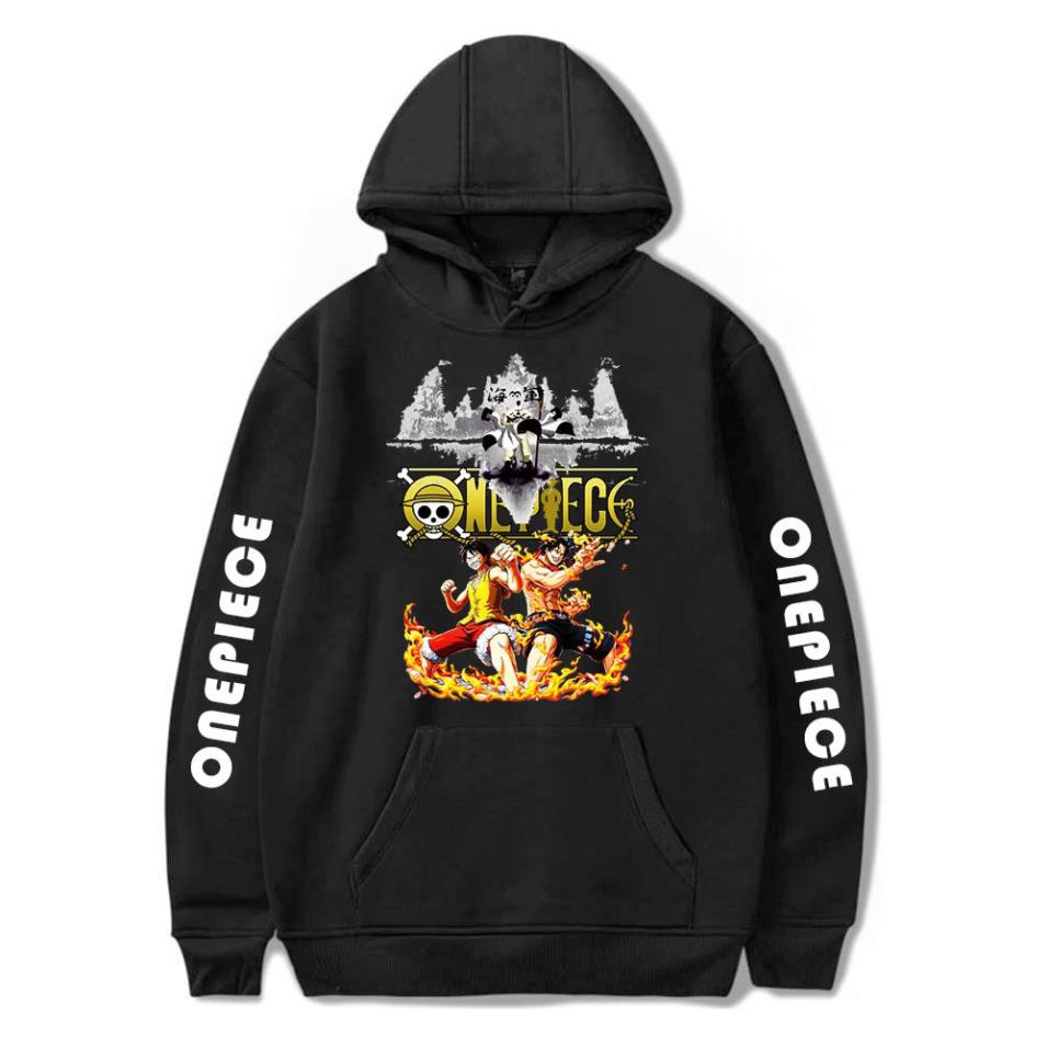 Áo Hoodie one piece, áo hoodie in hình Zoro Luffy Ace anime One Piece cực chất