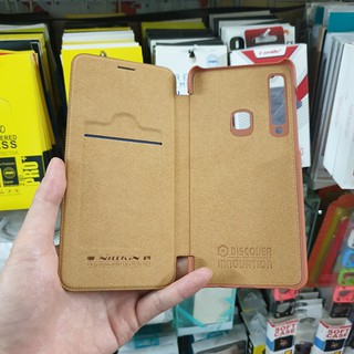 Bao da Galaxy A7 2018 Nillkin Qin ( Da Xịn )