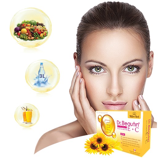 Dr.Beautin Natural Vitamin E + C 30 viên - Hỗ trợ tăng khả năng chống oxy hóa, giảm lão hóa da và duy trì vẻ đẹp cho da | BigBuy360 - bigbuy360.vn