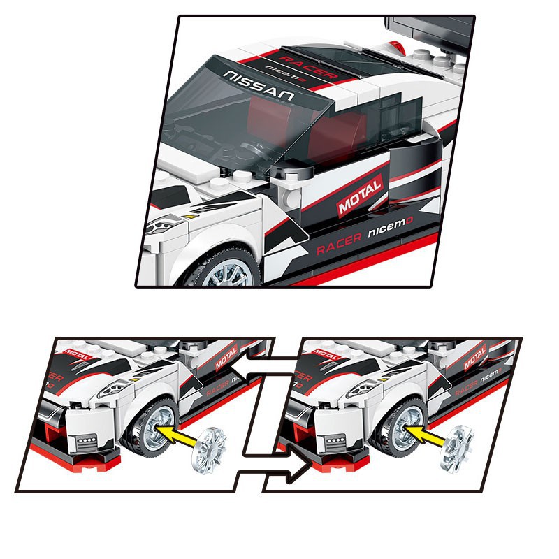 Bộ Đồ Chơi Lắp Ráp Lego Xe Đua F8 Cho Trẻ Em