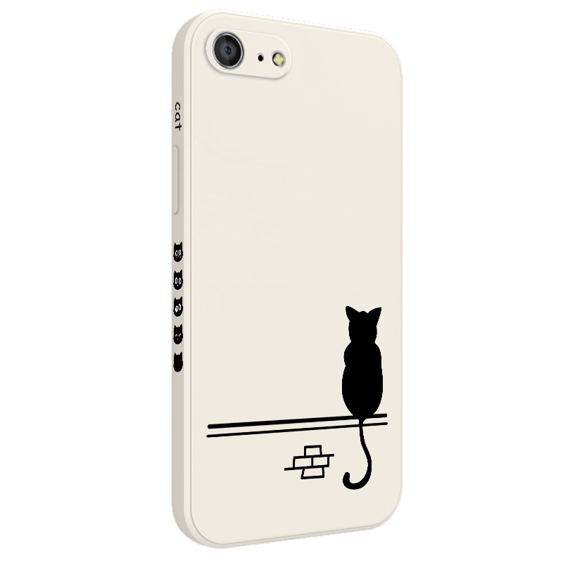 Ốp Điện Thoại Silicone Dẻo In Hình Mèo Năm Mới Cho IPhone 8 7 6 6S Plus SE 2020