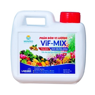 Phân bánh dầu/ đậu phộng thủy phân tốt cho mọi giai đoạn của cây VIF MIX 1 lít