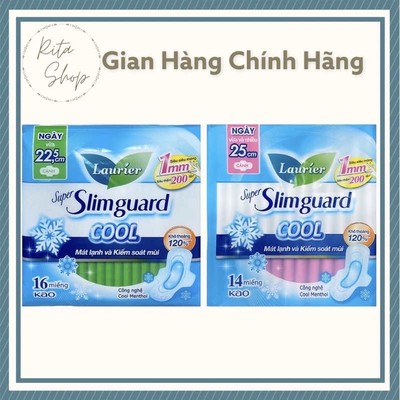 Băng Vệ Sinh Laurier siêu mỏng 1mm Cool mát lạnh