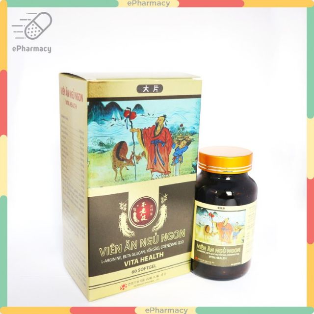 Viên Ăn Ngủ Ngon Vita Health: ăn ngon- ngủ khỏe - sức khỏe là vàng. | BigBuy360 - bigbuy360.vn