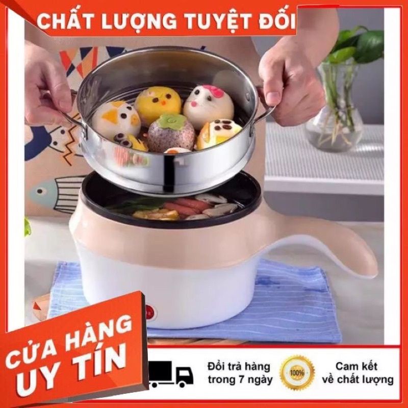 CA LẨU MINI KÈM XỬNG HẤP CHIÊN, XÀO, RÁN CÓ TAY CẦM TIỆN ÍCH