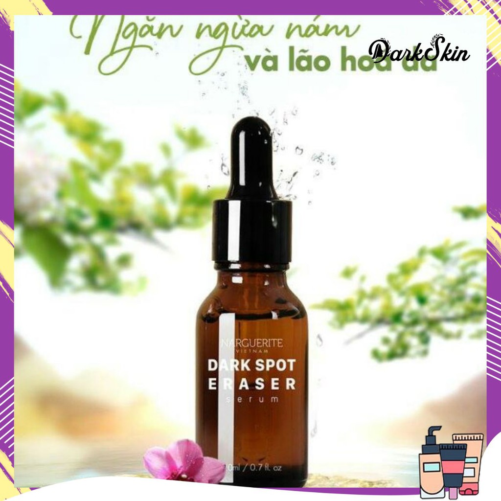 💎 [HÀNG CHÍNH HÃNG] SERUM GIẢM NÁM, TÀN NHANG, NGĂN NGỪA LÃO HÓA DARK SPOT ERASER NARGUERITE (20ml)