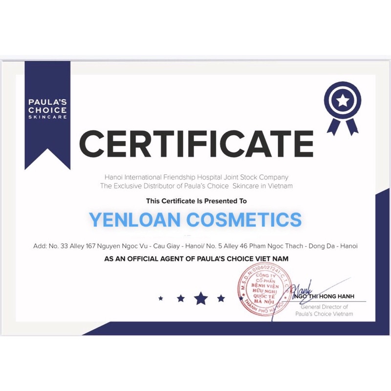 Set dưỡng da Niacinamide 10%, 20%, BHA Paula Choice