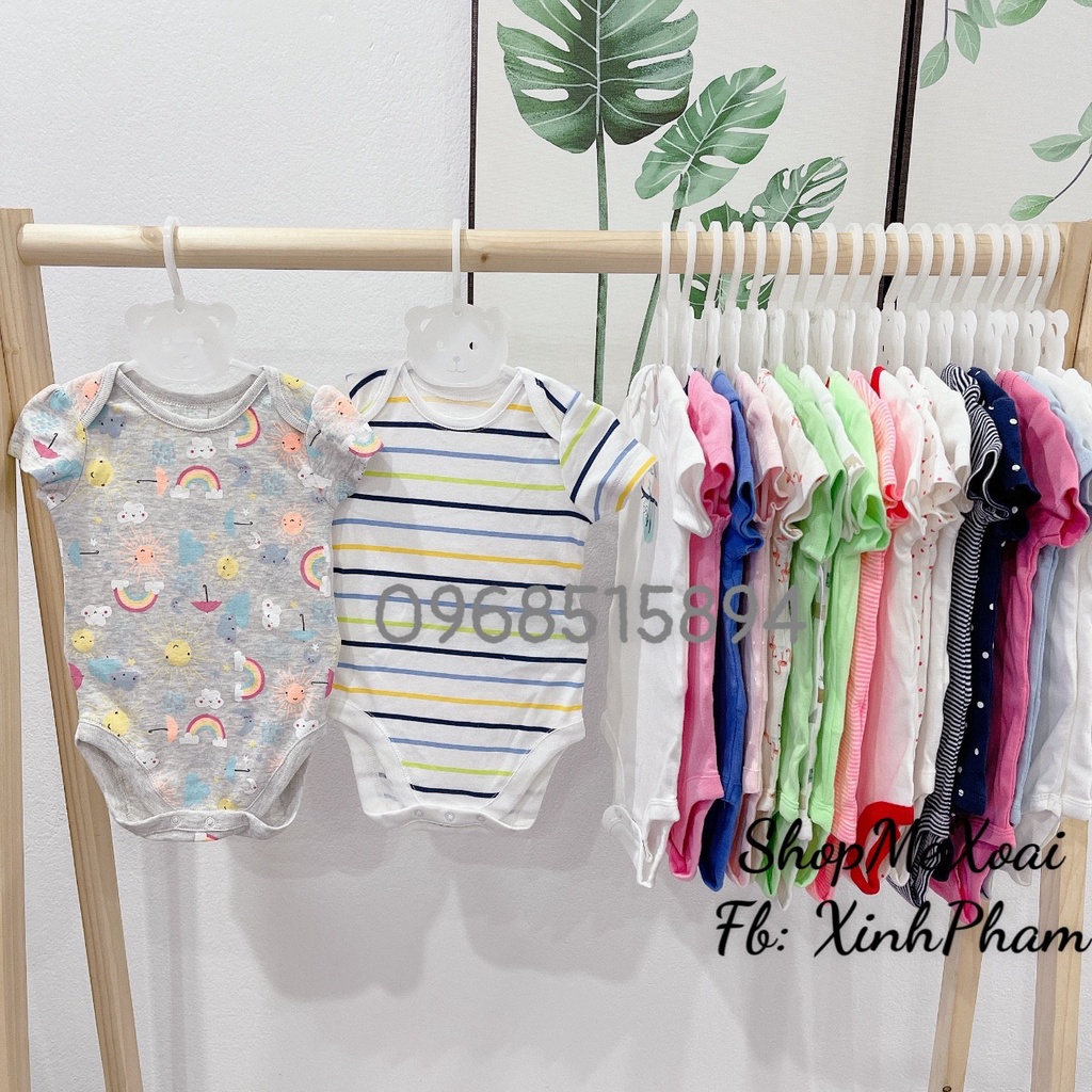 BODYSUIT CARTER SIZE 9M LINK 2 ,BODYCHIP CỘC TAY MIX HÃNG CHO BÉ TỪ 7-8,5kg