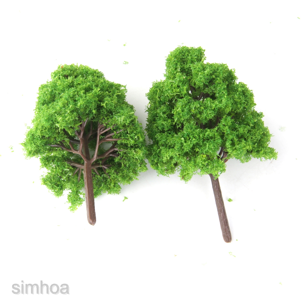 Set 25 Mô Hình Cây Thông Trang Trí Phong Cảnh Tỉ Lệ 1 / 150