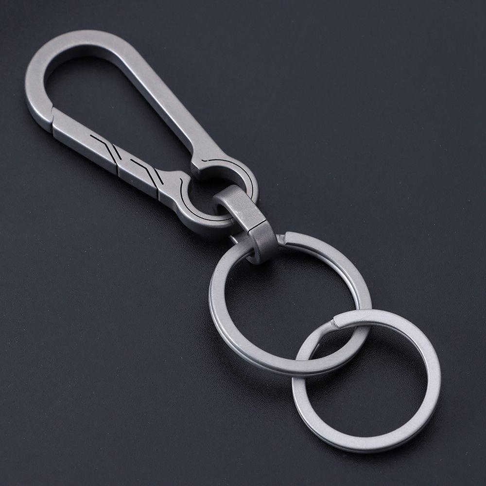 Móc Chìa Khóa Bằng Hợp Kim Titan Thiết Kế Tiện Lợi Dễ Dùng