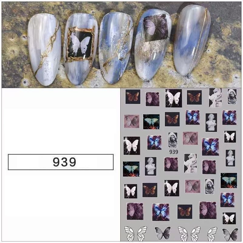 Phần 1 - Mã 927-DD089 . Miếng dán trang trí móng xinh - Sticker dán móng tay