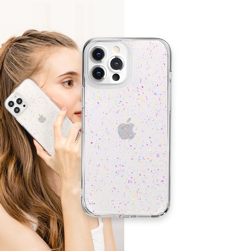Ốp điện thoại kim tuyến nước chống sốc thích hợp cho iphone 13 pro max /13 pro 13/13 mini