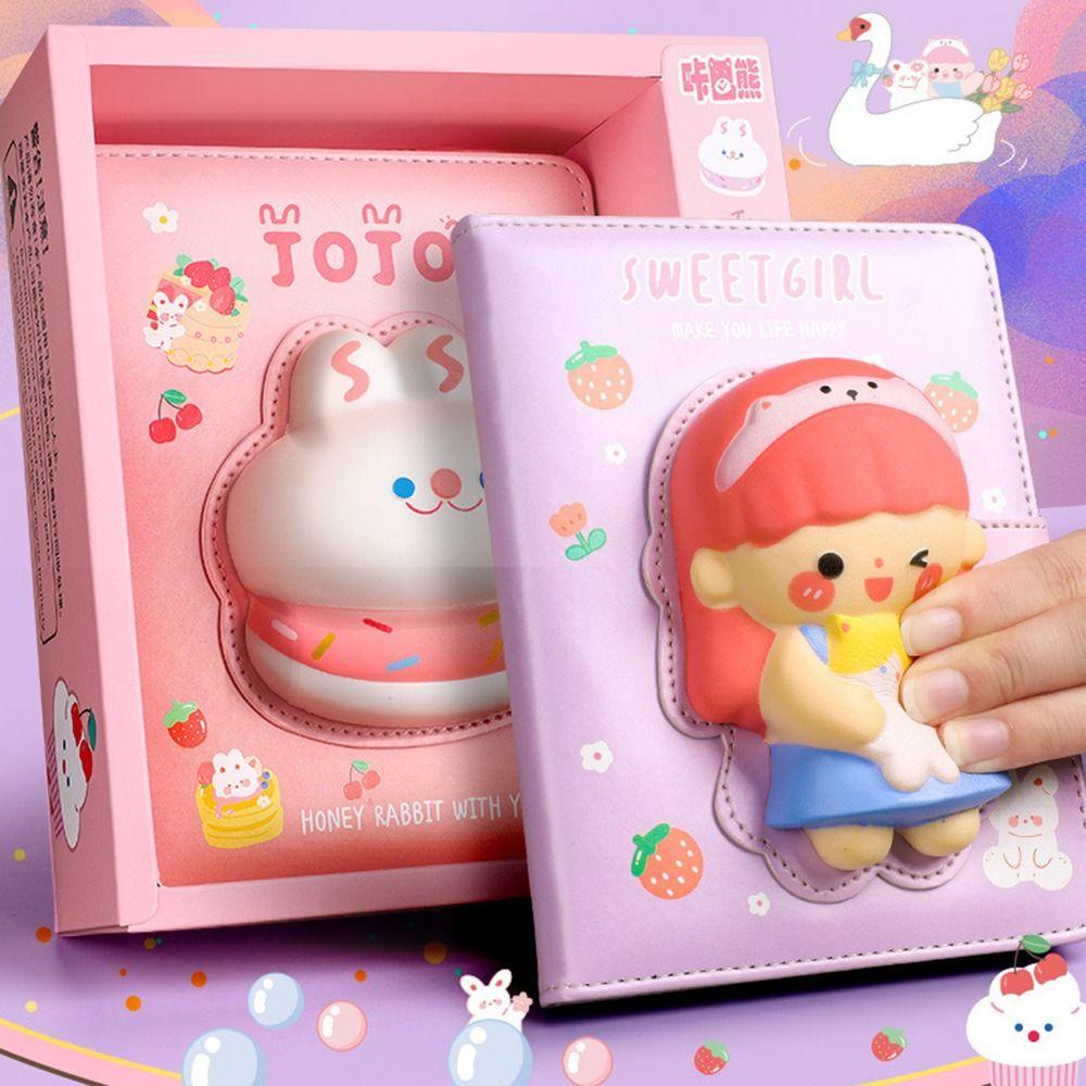 Sổ Tay Ghi Chú Mềm Mại Giảm Căng Thẳng Agenda Girls Dễ Thương