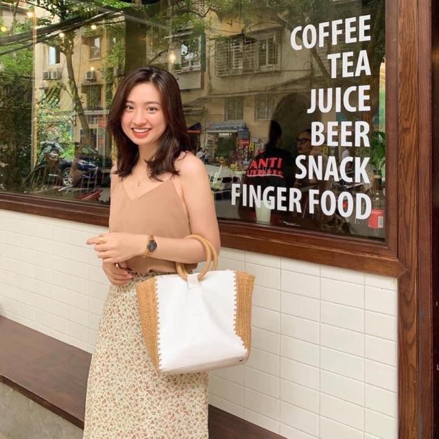 Áo 2 dây đũi lụa full màu siêu hot form rộng YUKIBLOOM