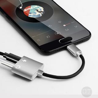 Cáp Chuyển Đổi 2 Trong 1 Type-C Lightning Sang 3.5mm 524