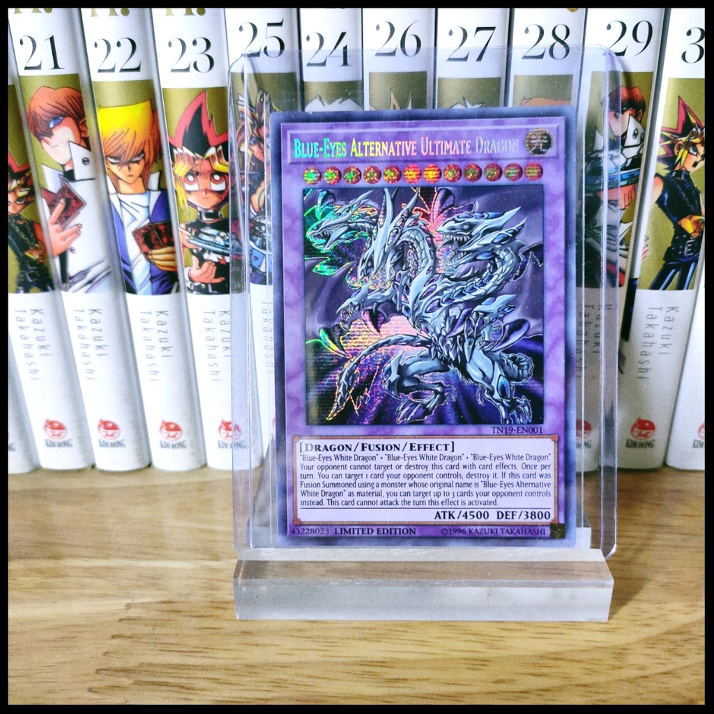 Thẻ bài yugioh chính hãng Blue-Eyes AlternativeUltimate dragon – Prismatic Secret Rare