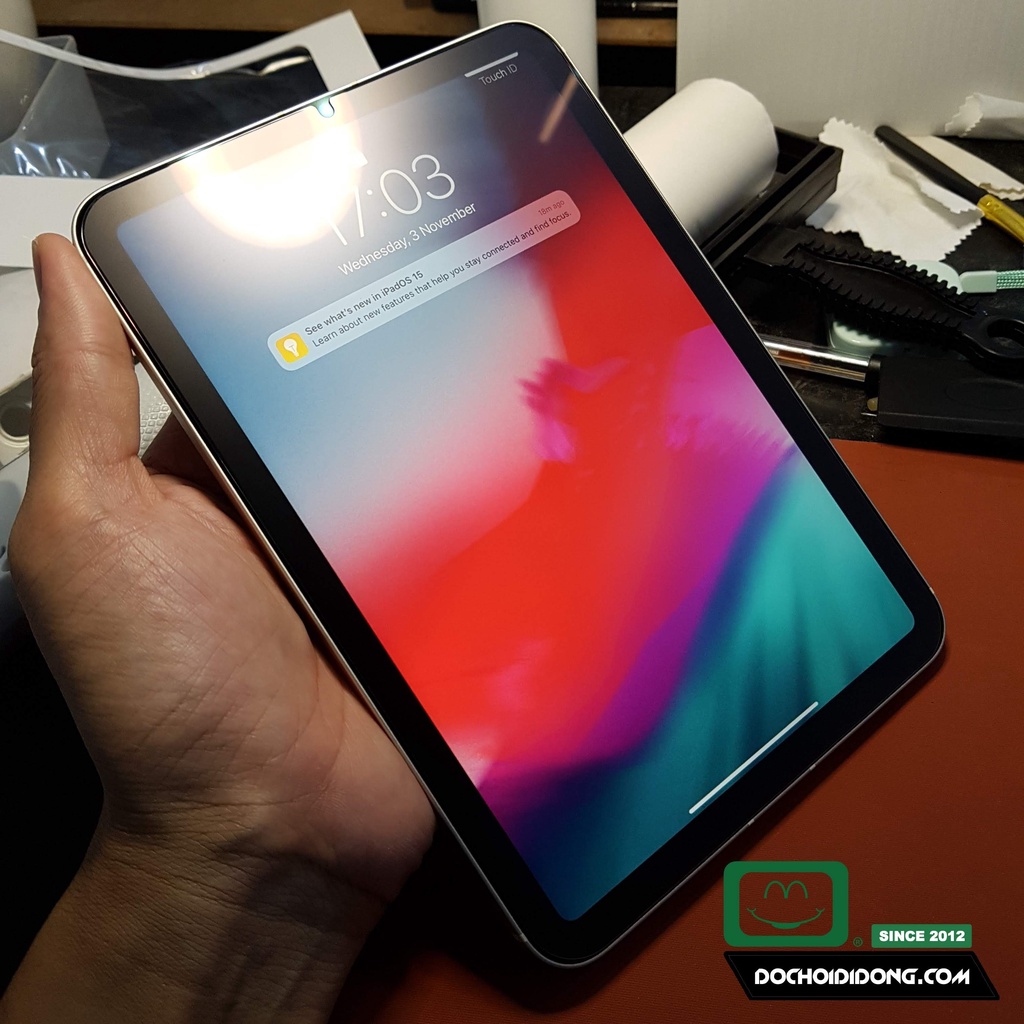 Miếng dán cường lực Trong, Nhám iPad Mini 6 2021 Zacase Tablet Premium