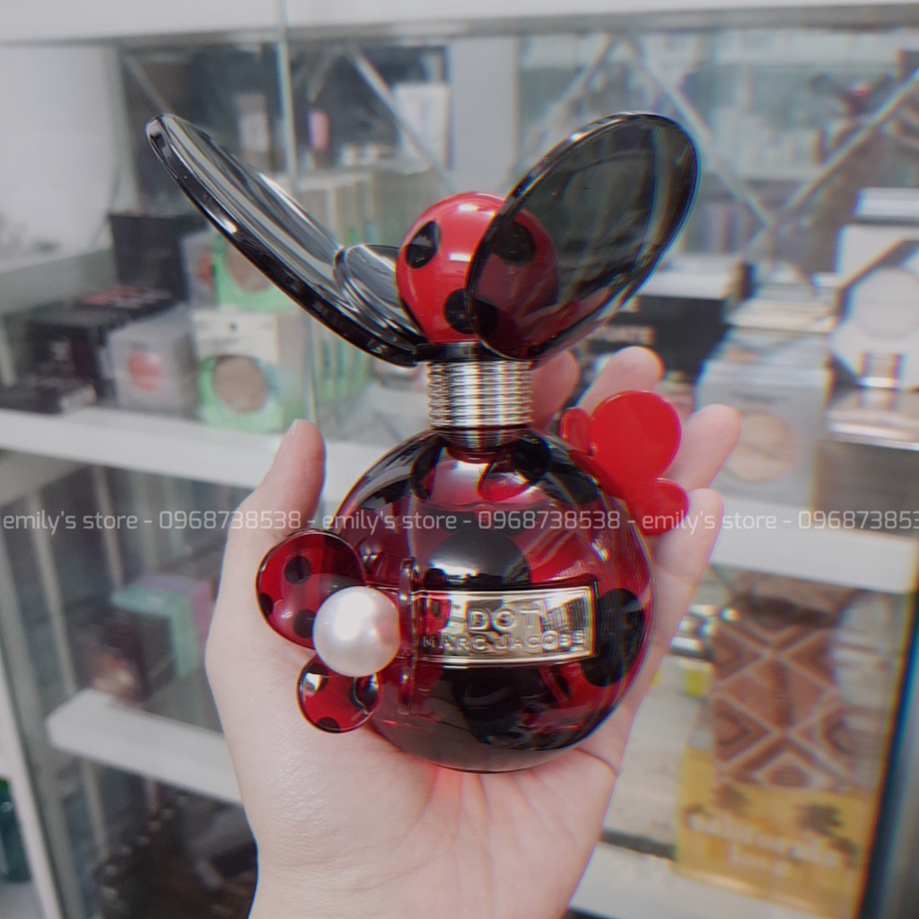 (Không có seal) Nước hoa Marc Jacobs Dot Eau De Parfum 100ml thiết kế dễ thương, mùi hương trẻ trung nữ tính (Đầu xịt)