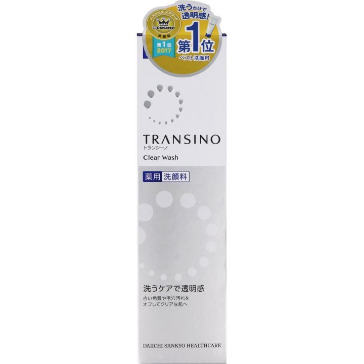 Sữa Rửa Mặt Transino Clear Wash Nhật Bản Mẫu Mới