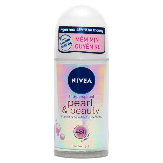 Lăn Khử Mùi Nivea Nữ 50ml ngọc trai quyến rũ 100% chính hãng. shop 99K cung cấp và bảo trợ.