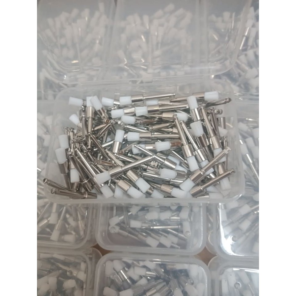 Hộp 100 chổi cước- chổi đánh bóng nha khoa