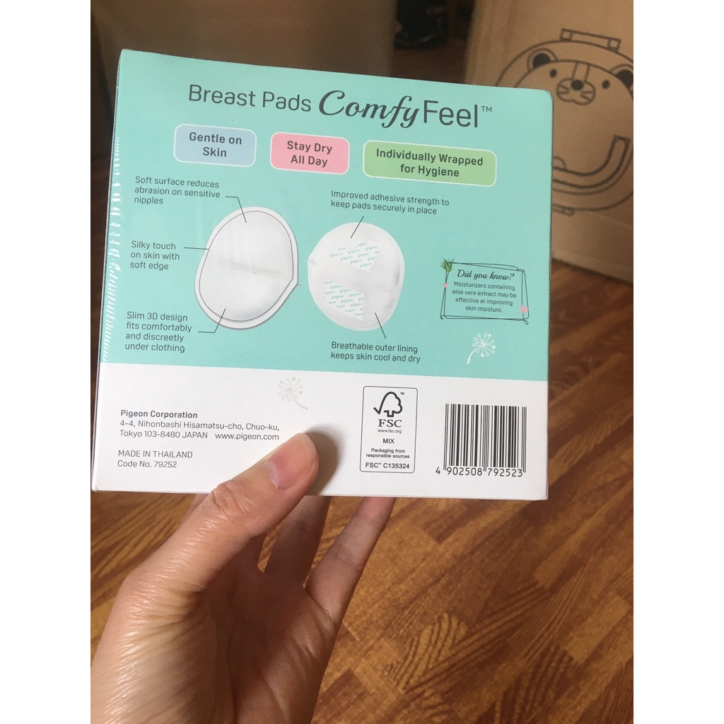 Tấm lót thấm sữa Nha Đam Pigeon siêu thấm mềm mại, thấm hút 20 lần