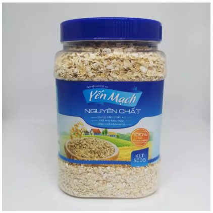 Yến Mạch Nguyên Chất Ăn Liền Gia Khánh - hũ 500g