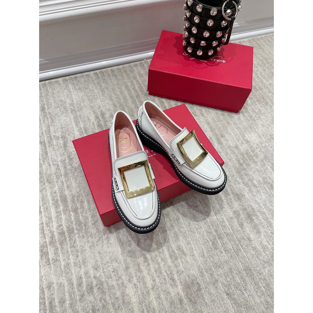 Giày oxford cao cấp da thật Roger Vivier thiết kế sang trọng và nổi bật | BigBuy360 - bigbuy360.vn