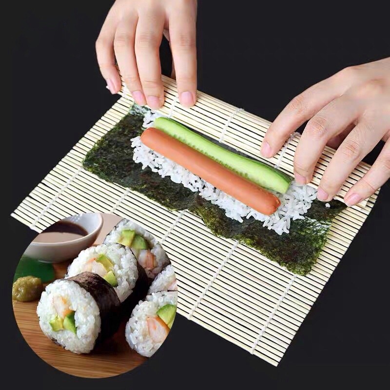 Mành tre cuộn cơm rong biển, mành tre cuộn sushi kimbap