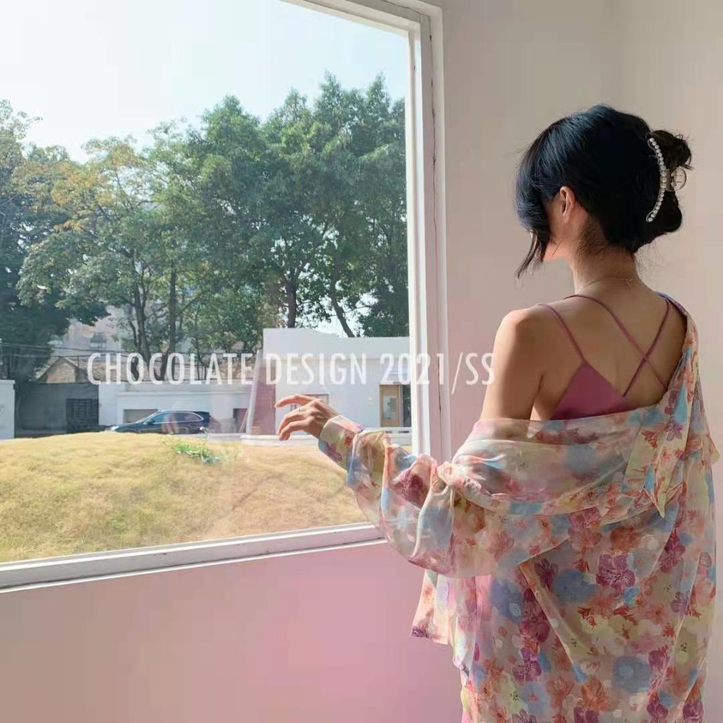 Đầm suông maxi hoa đi biển | BigBuy360 - bigbuy360.vn