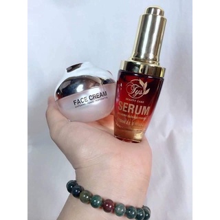 Combo Serum TYS Collagen và Kem Face TYS 3in1 Màu trắng (hủ nhỏ 15gram)