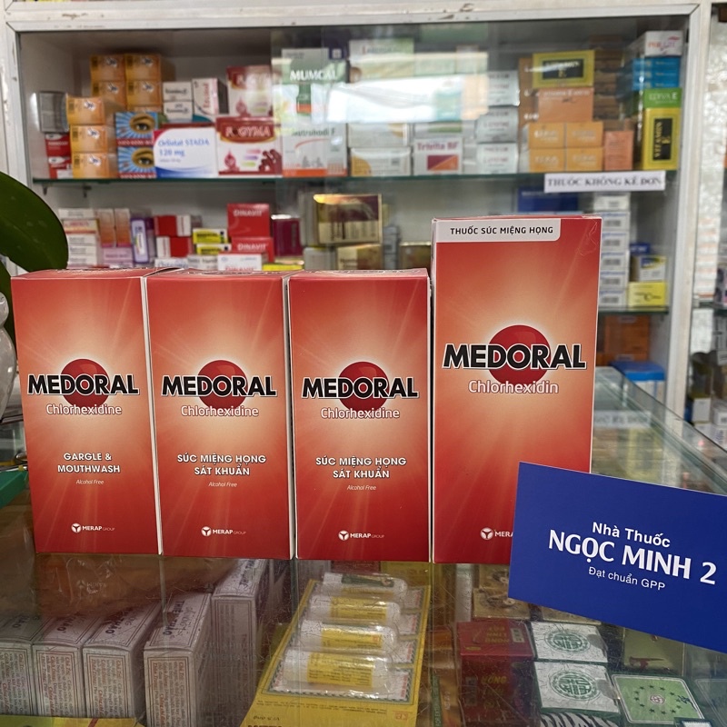 ✅ [Chính Hãng] Medoral súc miệng họng sát khuẩn ( chai 125ml,250ml )