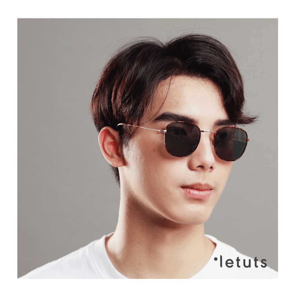 Kính râm FRANK vintage mắt kính chống UV400 cho nam, nữ Letuts LTR000315