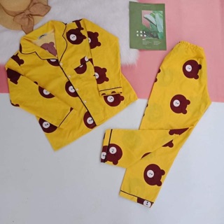 Combo 3 Bộ Pijama Tay Dài Quần Dài