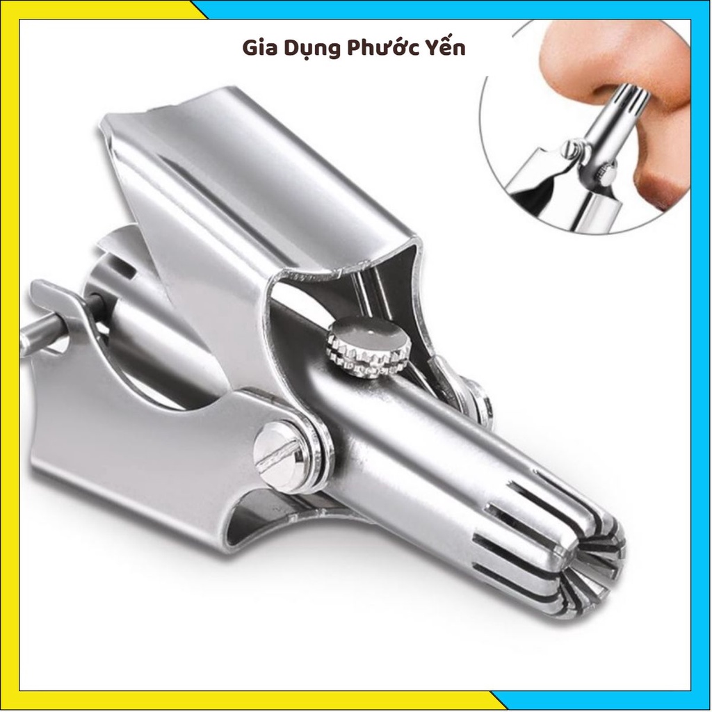 Dụng cụ cắt tỉa vệ sinh lông mũi bằng inox không gỉ cao cấp, an toàn tiện lợi