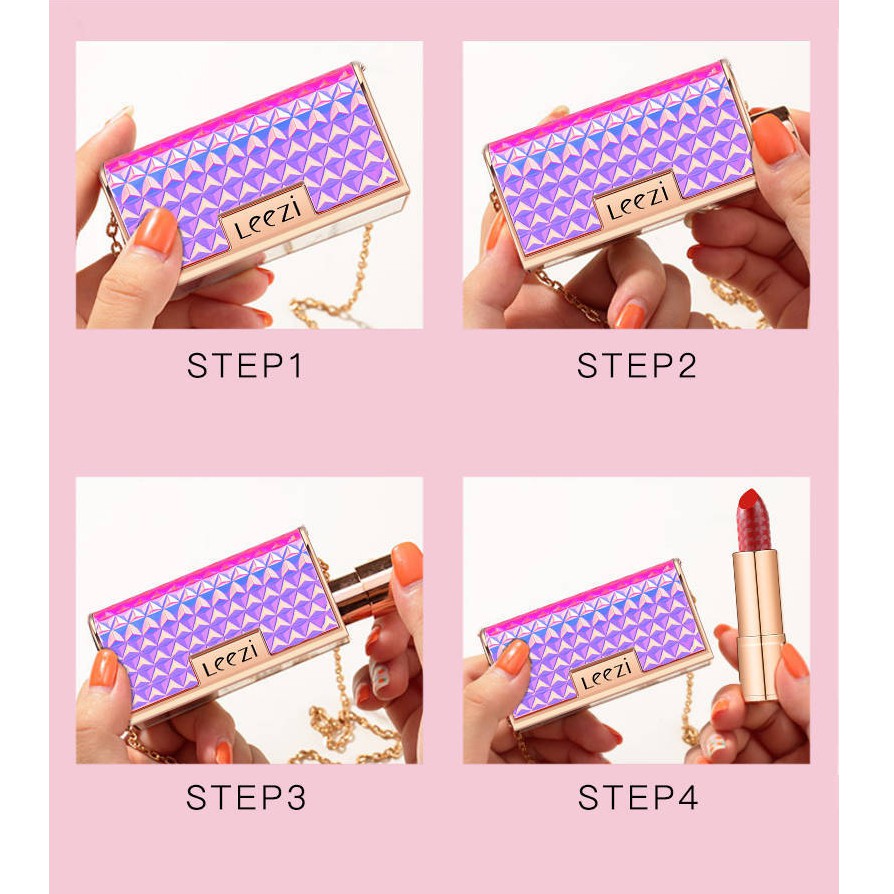 Son sáp túi xách Leezi leather handbag velvet lipstick No.5312 NPP Shoptido | BigBuy360 - bigbuy360.vn