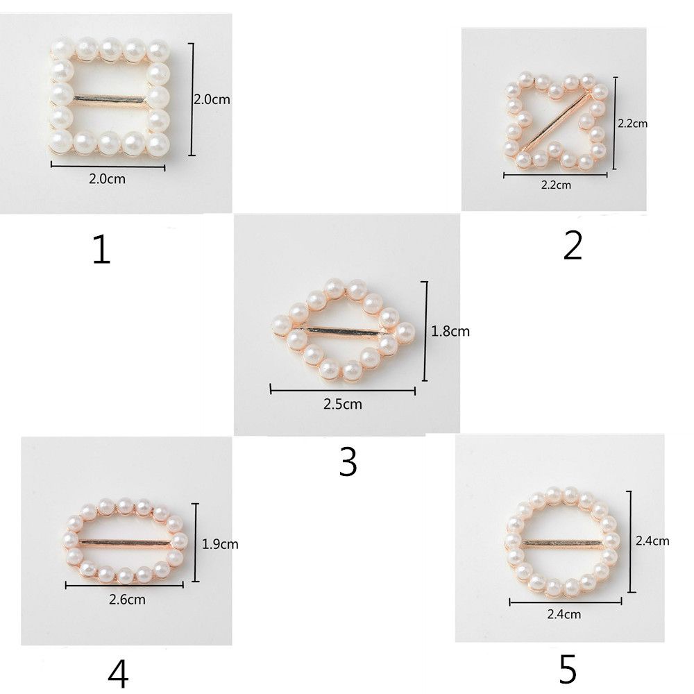 Nút thắt buộc dây ruy băng chống trượt đính ngọc trai nhân tạo đẹp mắt
