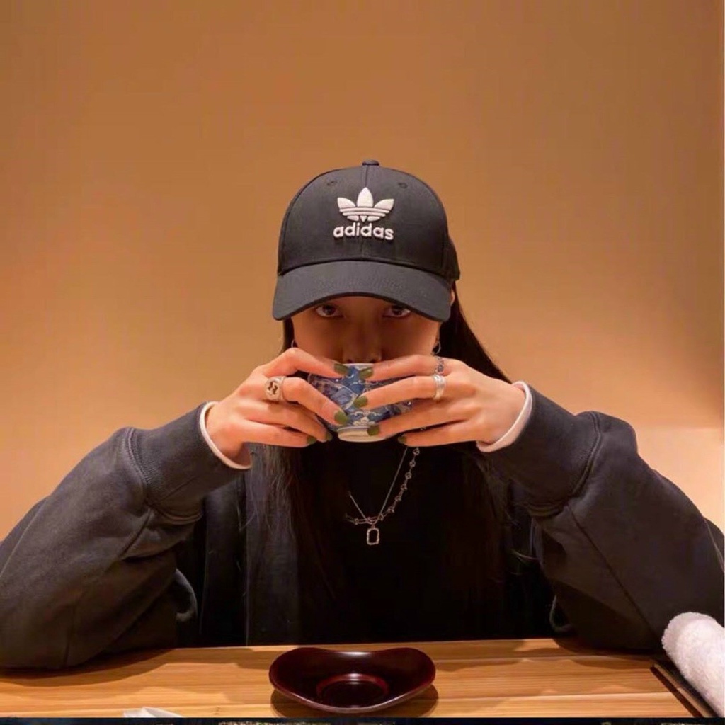 Mũ nón lưỡi trai logo Adidas chất vải cotton Hàn Quốc cao cấp, nón kết Unisex màu đen logo thêu nổi 3D