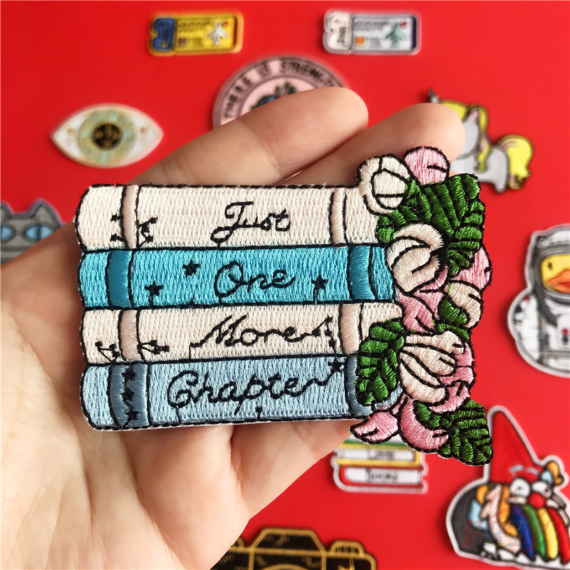 1 miếng vá phong cách ngựa một sừng/hoa/ cầu vồng xinh xắn trang trí quần áo