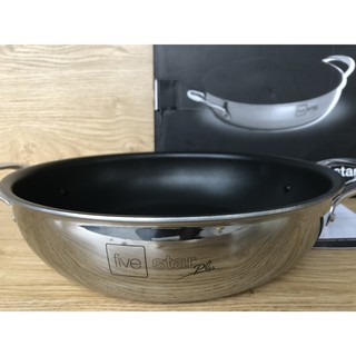 Chảo chống dính inox đế đúc Fivestar 26cm 2 quai