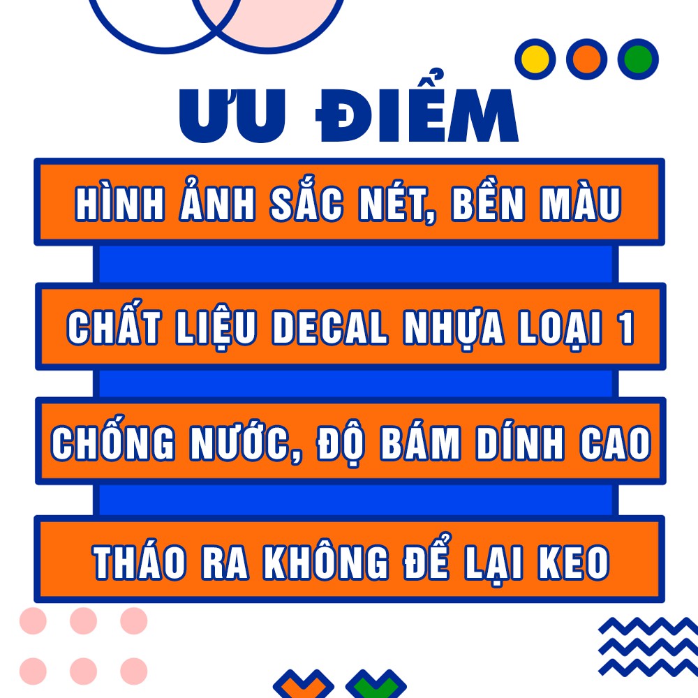 Poster/Sticker tấm decal dán biển báo nhà vệ sinh, toilet, restroom, nhà tắm, WC... chống nước