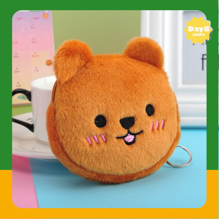 Ví Đựng Tiền Mini Hình Động Vật Đeo Chìa Khóa, Balo - Day8