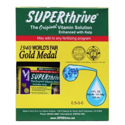 Superthrive 120ml hàng chính hãng nhập Mỹ - Siêu dinh dưỡng cho lan - shop BÉ MẦM 06 HCM